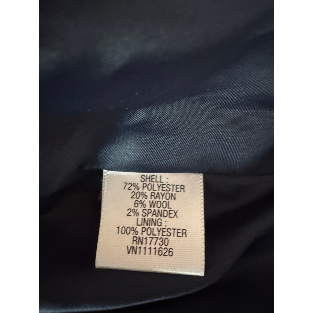 Classic Camel Blazer Old Money Preppy Office Chic Wool Blend Size 2 - Picture 7 of 7
